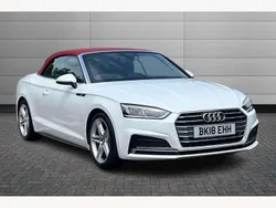 White Used 2018 Audi A5 Cabriolet S-Line Cabriolet | £15,995 (Fair price)