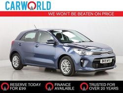Blue Used 2019 Kia Rio Hatchback | £8,701 (Fair price)
