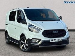 Solid frozen white Used 2023 Ford Transit Custom Active Van | £27,500 (A bit pricey)
