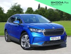 Blue Used 2023 Skoda Enyaq iV ecoSuite SUV | £26,995 (Fair price)