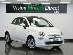 White Used 2021 Fiat 500 Lounge Hatchback | £6,970 (Good price)