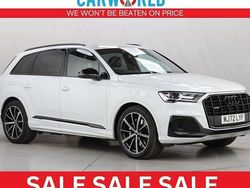 White Used 2022 Audi Q7 Black Edition SUV | £37,990 (Good price)