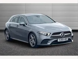 Mountain grey Used 2018 Mercedes A200 AMG line Hatchback | £16,958 (Fair price)