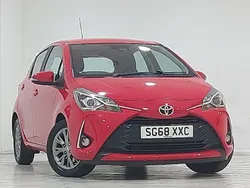 Red Used 2018 Toyota Yaris Hatchback | £9,498 (Fair price)