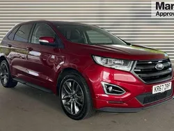 Red Used 2017 Ford Edge Sport SUV | £15,885 (Fair price)