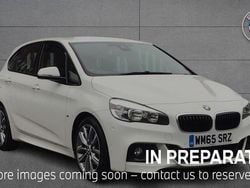 White Used 2015 BMW 218 Active Tourer M Sport MPV | £12,995 (Fair price)
