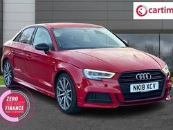 Red Used 2018 Audi A3 Black Edition Sedan | £14,990 (Good price)