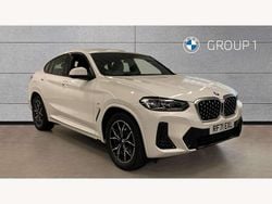 White Used 2022 BMW X4 M Sport SUV | £34,450 (Good price)