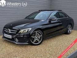 Black Used 2014 Mercedes C250 AMG line Sedan | £10,995 (Fair price)
