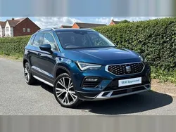Lava blue Used 2022 Seat Ateca Xperience Lux SUV | £18,990 (Fair price)