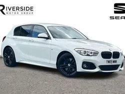 Alpine white gloss Used 2019 BMW 118 M Sport Hatchback | £15,290 (Fair price)