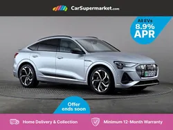 Silver Used 2022 Audi e-tron Black Edition SUV | £26,997 (Fair price)