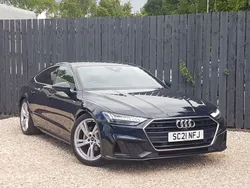 Blue Used 2021 Audi A7 Comfort Hatchback | £29,498 (Fair price)