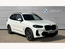 White Used 2024 BMW X3 M Sport SUV | £41,995 (Expensive)