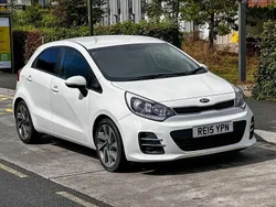White Used 2015 Kia Rio 3 Hatchback | £10,995 (Expensive)