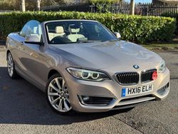 Silver Used 2016 BMW 218 Luxury Line Cabriolet | £13,295 (Fair price)
