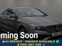 Grey Used 2018 Mercedes CLA180 AMG line Sedan | £11,899 (Fair price)