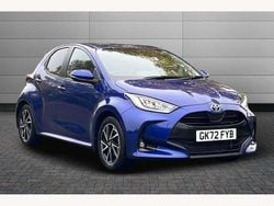 Blue Used 2022 Toyota Yaris Hybrid Design Hatchback | £18,295 (Fair price)