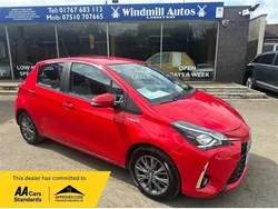 Red Used 2018 Toyota Yaris Hatchback | £9,950 (Fair price)