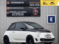Black/white Used 2010 Abarth 500C Cabriolet | £5,600