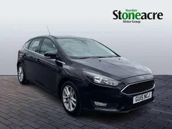 Black Used 2015 Ford Focus Zetec Hatchback | £5,295 (Fair price)
