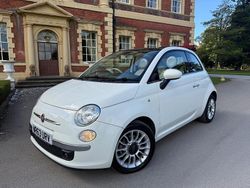 White Used 2013 Fiat 500C Lounge Cabriolet | £4,950