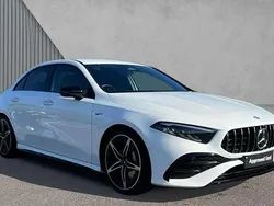 White Used 2024 Mercedes A35 AMG Premium Sedan | £37,780 (Fair price)