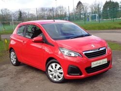 Laser red Used 2017 Peugeot 108 Active Hatchback | £5,995 (A bit pricey)