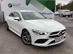 White Used 2022 Mercedes CLA200 AMG line Coupe | £22,300 (Good price)