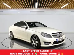 White Used 2012 Mercedes C250 AMG Coupe | £7,049 (Fair price)