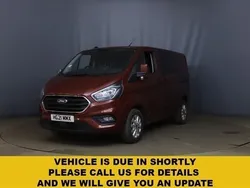 Red Used 2021 Ford Transit Custom Limited Van | £19,140 (Expensive)