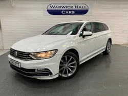 White Used 2018 VW Passat R-line Estate | £15,595 (Expensive)