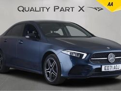 Blue Used 2021 Mercedes A250 AMG line Sedan | £18,270 (Good price)