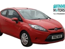 Red Used 2012 Ford Fiesta Hatchback | £2,795 (Fair price)
