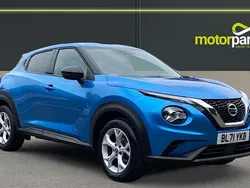 Blue Used 2022 Nissan Juke N-Connecta SUV | £13,500 (Good price)