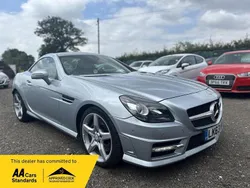 Silver Used 2013 Mercedes SLK200 AMG Cabriolet | £9,395 (Fair price)