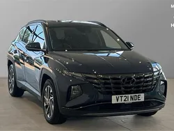 Blue Used 2021 Hyundai Tucson Premium SUV | £18,592 (Fair price)