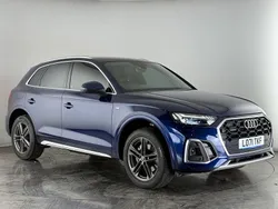 Blue Used 2022 Audi Q5 S-Line SUV | £29,350 (Good price)