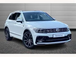 White Used 2019 VW Tiguan R-line SUV | £23,950 (Fair price)