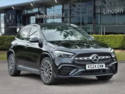 Cosmos black metallic Used 2024 Mercedes 220 AMG Line Premium Plus Hatchback | £37,899