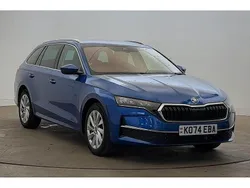 Race blue metallic Used 2025 Skoda Octavia SE L Estate | £25,995 (Expensive)