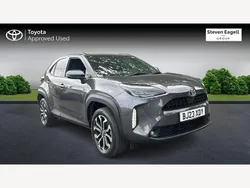 Grey Used 2023 Toyota Yaris Hybrid Design Hatchback | £20,254 (Expensive)