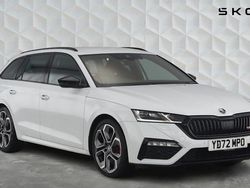 Moon white metallic Used 2022 Skoda Octavia vRS Estate | £27,250 (Expensive)