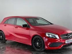 Red Used 2018 Mercedes A180 AMG line Hatchback | £15,650 (Fair price)