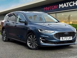 Blue Used 2022 Ford Focus Titanium Estate | £15,549 (Fair price)