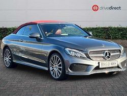Grey Used 2018 Mercedes C220 AMG Line Premium Plus Cabriolet | £19,549 (Fair price)