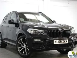 Carbon black Used 2019 BMW X3 M Sport SUV | £26,995 (Fair price)