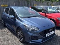 Chrome blue Used 2022 Ford Fiesta ST-Line Hatchback | £14,799 (A bit pricey)