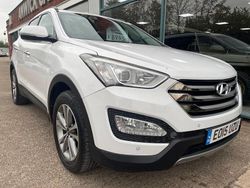 White Used 2015 Hyundai Santa Fe Premium SUV | £8,995 (Good price)