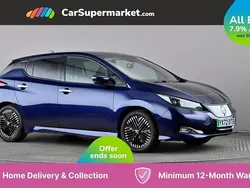 Blue Used 2022 Nissan Leaf Tekna Hatchback | £11,697 (Fair price)
